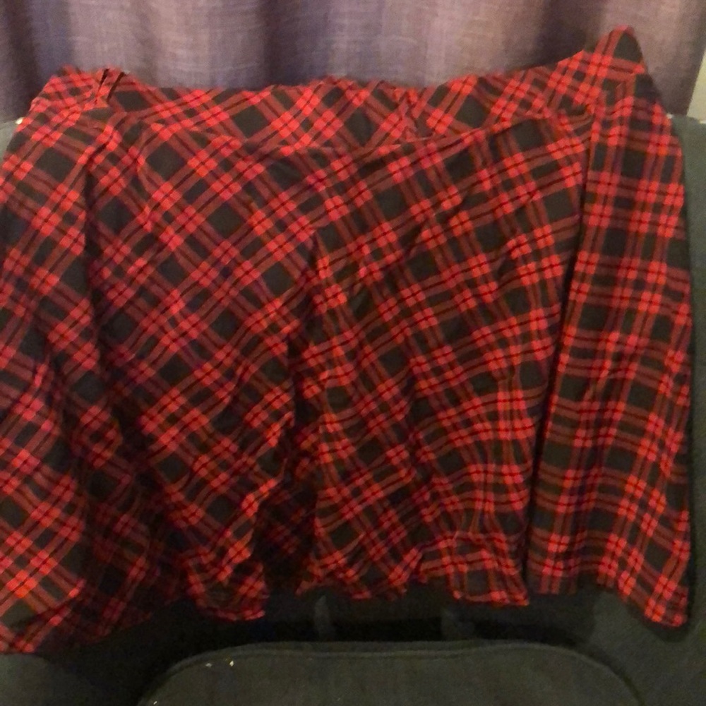 Tartan Skirt plus size